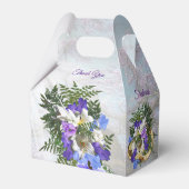 Jacaranda Bloesems & Lelie Boeket Cadeaus Geschenk Bedankdoosjes (Voorkant Zijde)