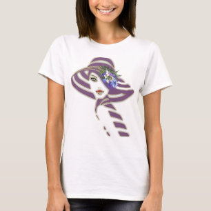 Jacaranda Blooms en Lily Bouquet T-shirt