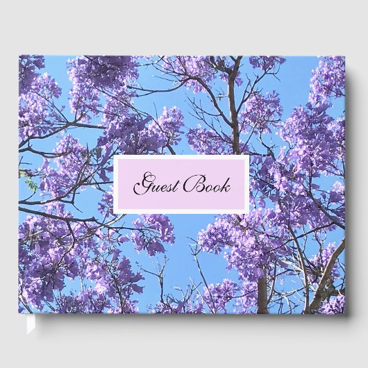 Jacaranda Blossom Gastenboek (Voorkant)