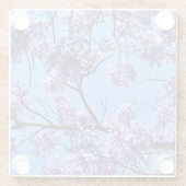 Jacaranda Blossom Glazen Onderzetter (Achterkant)