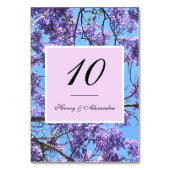 Jacaranda Blossom Kaart (Achterkant)
