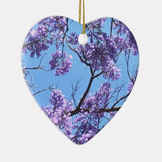 Jacaranda Blossom Keramisch Ornament (Rechts)