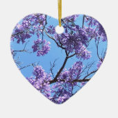 Jacaranda Blossom Keramisch Ornament (Voorkant)