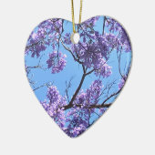 Jacaranda Blossom Keramisch Ornament (Links)