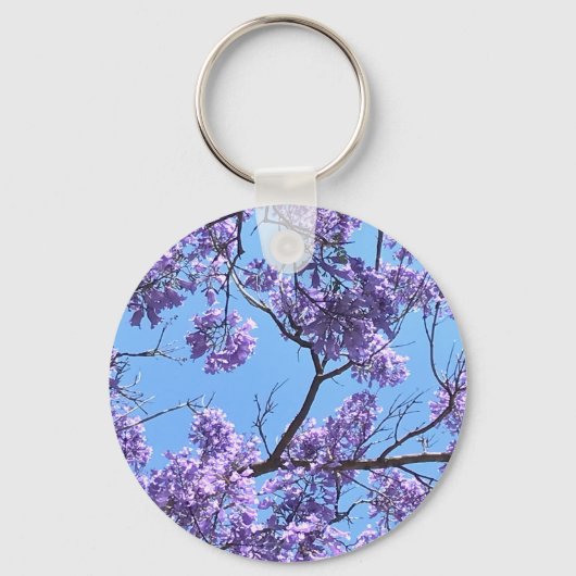 Jacaranda Blossom Sleutelhanger (Voorkant)