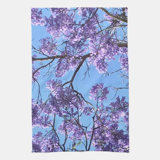 Jacaranda Blossom Theedoek (Verticaal)