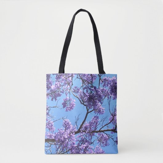 Jacaranda Blossom Tote Bag (Voorkant)