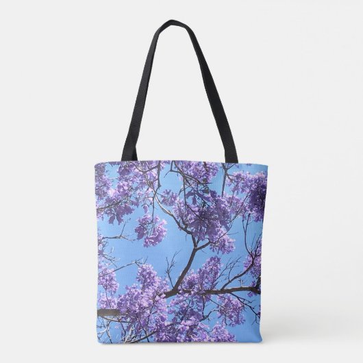 Jacaranda Blossom Tote Bag (Achterkant)