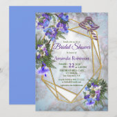 Jacaranda Blossom Vrijgezellenfeest Kaart (Voorkant / Achterkant)