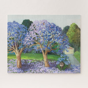 Jacaranda-bomen Puzzle Legpuzzel