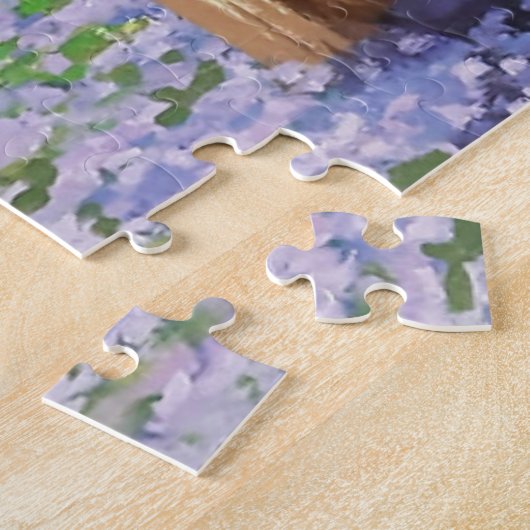 Jacaranda-bomen Puzzle Legpuzzel (Zijkant)