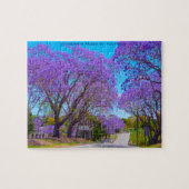 Jacaranda-bomen van Australië Legpuzzel (Horizontaal)