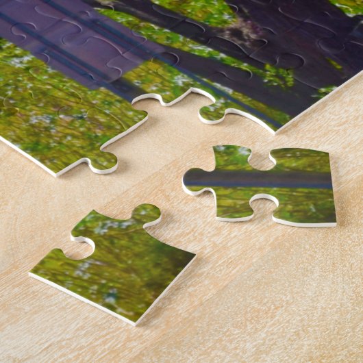Jacaranda-bomen van Australië Puzzel (Zijkant)