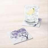 Jacaranda en flor kartonnen onderzetters (Insitu)