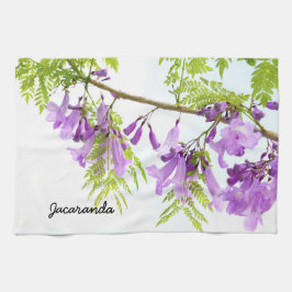 Jacaranda Flower is paars Theedoek