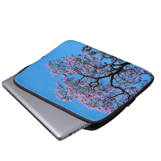 Jacaranda Laptop Sleeve (Voorkant onderkant)