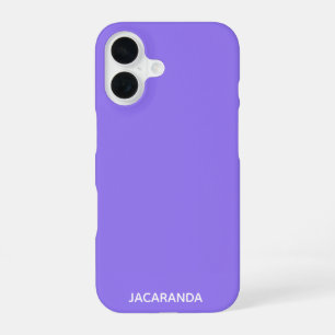 Jacaranda paarse kleur naam iPhone 16 hoesje