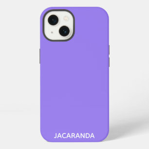 Jacaranda paarse kleurennaam Hoesje-Mate iPhone ca 13 Hoesje