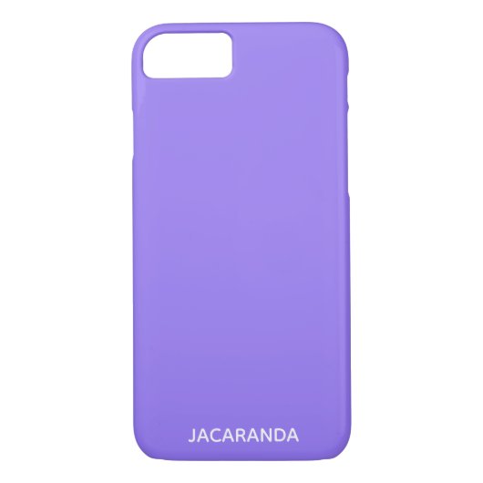 Jacaranda paarse kleurnaam Case-Mate iPhone case (Achterkant)