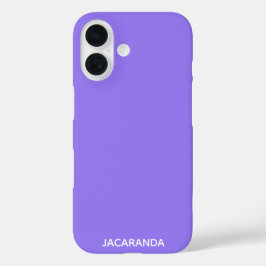 Jacaranda paarse kleurnaam iPhone 16 hoesje