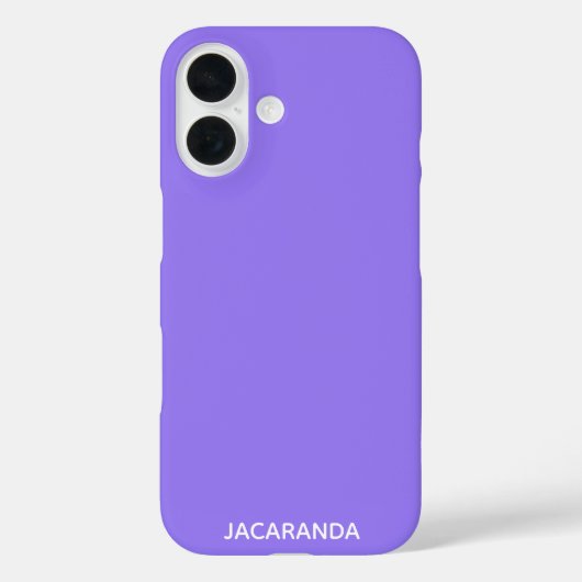 Jacaranda paarse kleurnaam Case-Mate iPhone case (Achterkant)