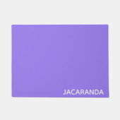 Jacaranda paarse kleurnaam deurmat (Voorkant)