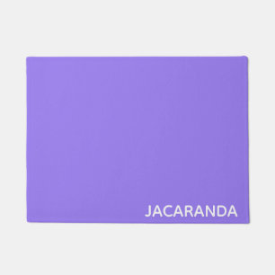 Jacaranda paarse kleurnaam deurmat
