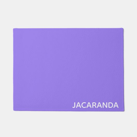 Jacaranda paarse kleurnaam deurmat (Voorkant)