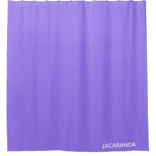 Jacaranda paarse kleurnaam douchegordijn