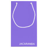 Jacaranda paarse kleurnaam klein cadeauzakje (Achterkant)