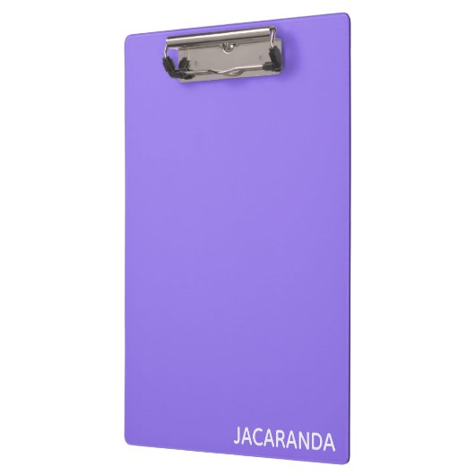 Jacaranda paarse kleurnaam klembord (Links)