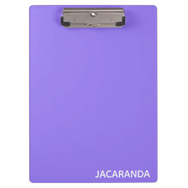 Jacaranda paarse kleurnaam klembord