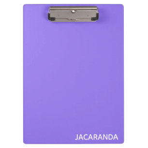 Jacaranda paarse kleurnaam klembord