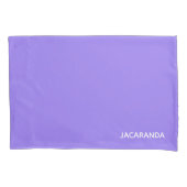 Jacaranda paarse kleurnaam kussensloop (Voorkant)