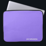 Jacaranda paarse kleurnaam laptop sleeve<br><div class="desc">Jacaranda paarse kleurnaam</div>