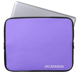 Jacaranda paarse kleurnaam laptop sleeve
