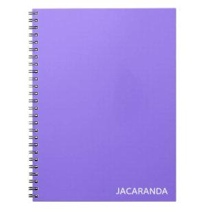 Jacaranda paarse kleurnaam notitieboek