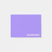 Jacaranda paarse kleurnaam post-it® notes (Voorkant)