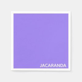Jacaranda paarse kleurnaam servet