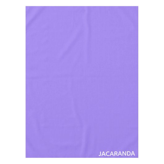 Jacaranda paarse kleurnaam tafelkleed (Voorkant)