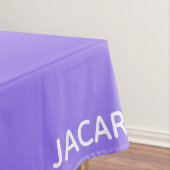 Jacaranda paarse kleurnaam tafelkleed (Voorbeeld)