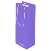 Jacaranda paarse kleurnaam wijn cadeautas (Voorkant Gekanteld)