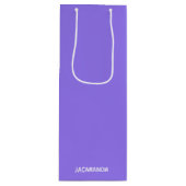 Jacaranda paarse kleurnaam wijn cadeautas (Voorkant)