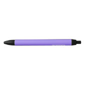 Jacaranda paarse kleurnaam zwarte inkt pen (Voorkant)