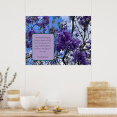 Jacaranda Paarse Poster (Keuken)
