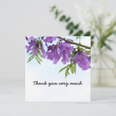 Jacaranda Purple bloemen bloeien op de boom (Staand voorkant)