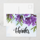 Jacaranda Purple bloemen bloeien op de boom Briefkaart (Voorkant / Achterkant)