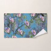 Jacaranda Spring Blooms herhalen patronen Bad Handdoek (Handdoek)