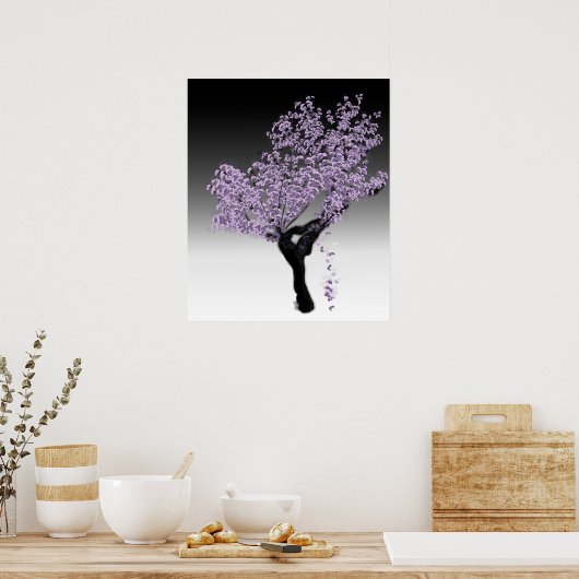 Jacaranda Tree Art Print (Keuken)