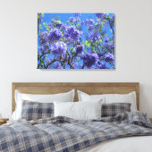 Jacaranda Tree Canvas Afdruk (Insitu (Slaapkamer))